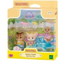 Sylvanian Nursery Friends Pool Fun Trio