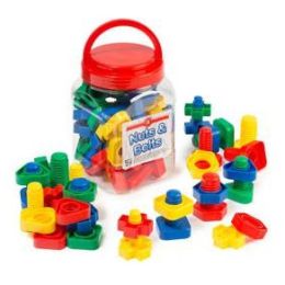 Nuts & Bolts Jar of 32