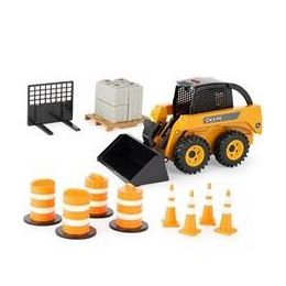 John Deere 1:16 Skid Steer Set with Accessories