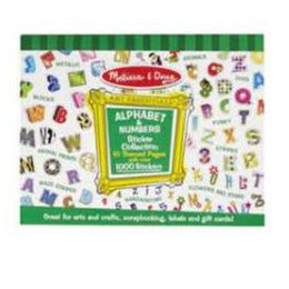 Melissa & Doug Stickers Alphabet/Number (d)