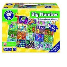 Orchard Toys Big Number Puzzle & Poster (d)