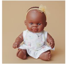 Miniland My Friends & Me African Girl Baby Doll 21cm