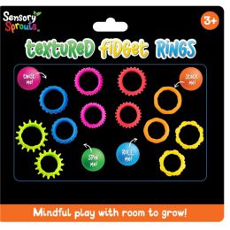 Sensory Sprouts Textured Fidget Rings Set