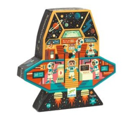 Djeco 54pc Silhouette Space Station