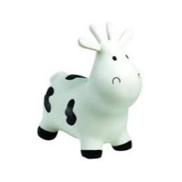 Happy Hopperz Cow White Small