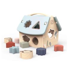 Speedy Monkey House Shape Sorter With Blocks