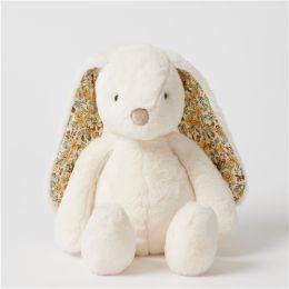 Jiggle & Giggle Floral White Bunny Medium