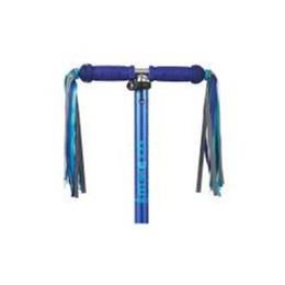 Micro Handle Bar Ribbon Streamers Blue
