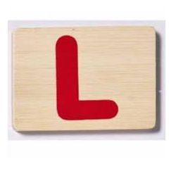 Name Train Bamboo Letter L