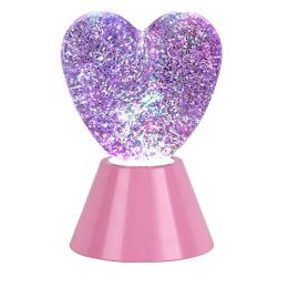 Heart Shape Glitter Lamp USB