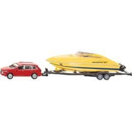Siku 1:55 Car With Motorboat