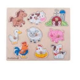 Everearth Farm Peg Puzzle