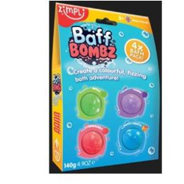 Zimpli Kids Bath Bombs 4 pack