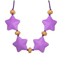Necklace Sensory Chew – Star – Purple