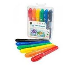 Triple One Crayons Set Of 6 (D)