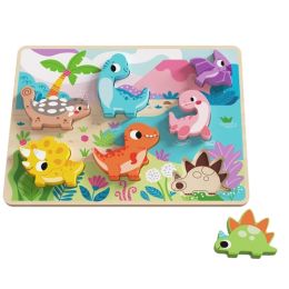 Tooky Toy Chunky Puzzle Dinosaur