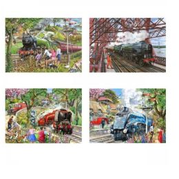 House Of Puzzles Streaming Along 4x500pc Multipack
