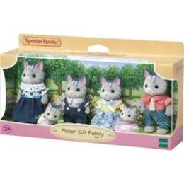 Sylvanian Fisher Cat Family