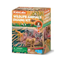 4M Kidz Lab Wildlife Animals Digging Kit
