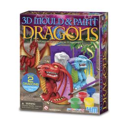 4m 3D Mould & Paint Dragons