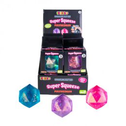 Smoosho's Super Squeeze Glitter Polyhedron
