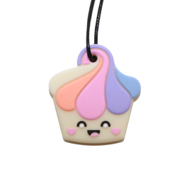 Jellystone Chewable Pendant Cupcake Pastel