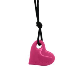 Jellystone Chewable Pendant Heart Watermelon Pink