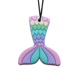 Jellystone Chewable Pendant Mermaid Tail Pastel