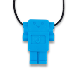 Jellystone Chewable Pendant Robot Blue Hawaiian
