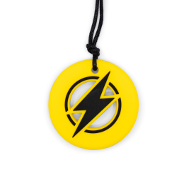 Jellystone Chewable Pendant Strike Energy Yellow