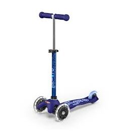 Mini Micro Scooter Deluxe Led Blue