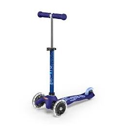 Mini Micro Scooter Deluxe LED Blue