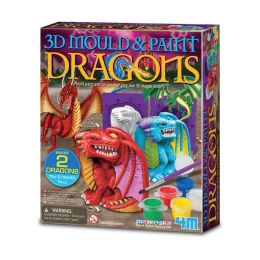 4m 3d Mould & Paint Dragons