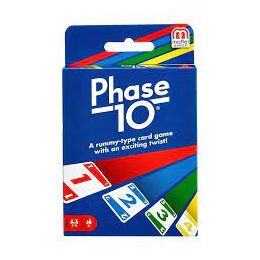 Phase 10 Card Game.
