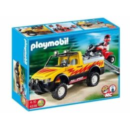 Playmobil City Life Pickup Truck W/quad