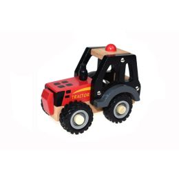 Kaper Kidz Wooden Tractor Red