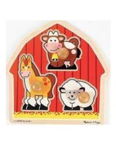 Melissa & Doug Jumbo Knob Barn Animals