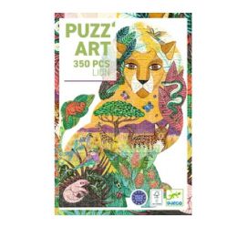 Djeco 350pc Shaped Puzzle Art Lion