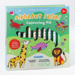 Alphabet Safari Colouring Kit