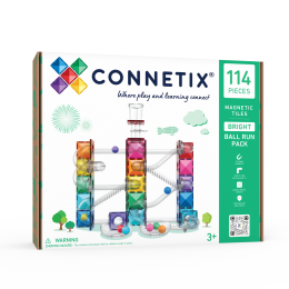 Connetix Ball Run Bright Ball Run 114pc