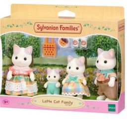 Sylvanian Latte Cat Family