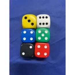 Dice 1-6 Dot 25mm Pack of 6