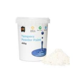 Tempera Powder Paint 450gm White (d)