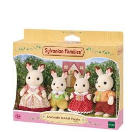 Sylvanian Chocolate Rabbit Family