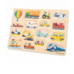 New Classic Toys Large Peg Puzzle Transport