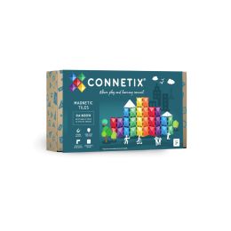 Connetix Magnetic Tiles Rainbow Rectangle Pack 18pc