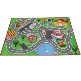 BB Junior City Playmat with VW Combi Car