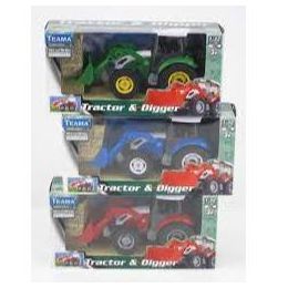 Teama 1:32 Farm Tractor Scoop Digger