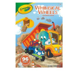 Caryola Whimsical Wheels Colouring Book