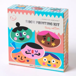 Kids Rock Painting Kit - Cool Faces